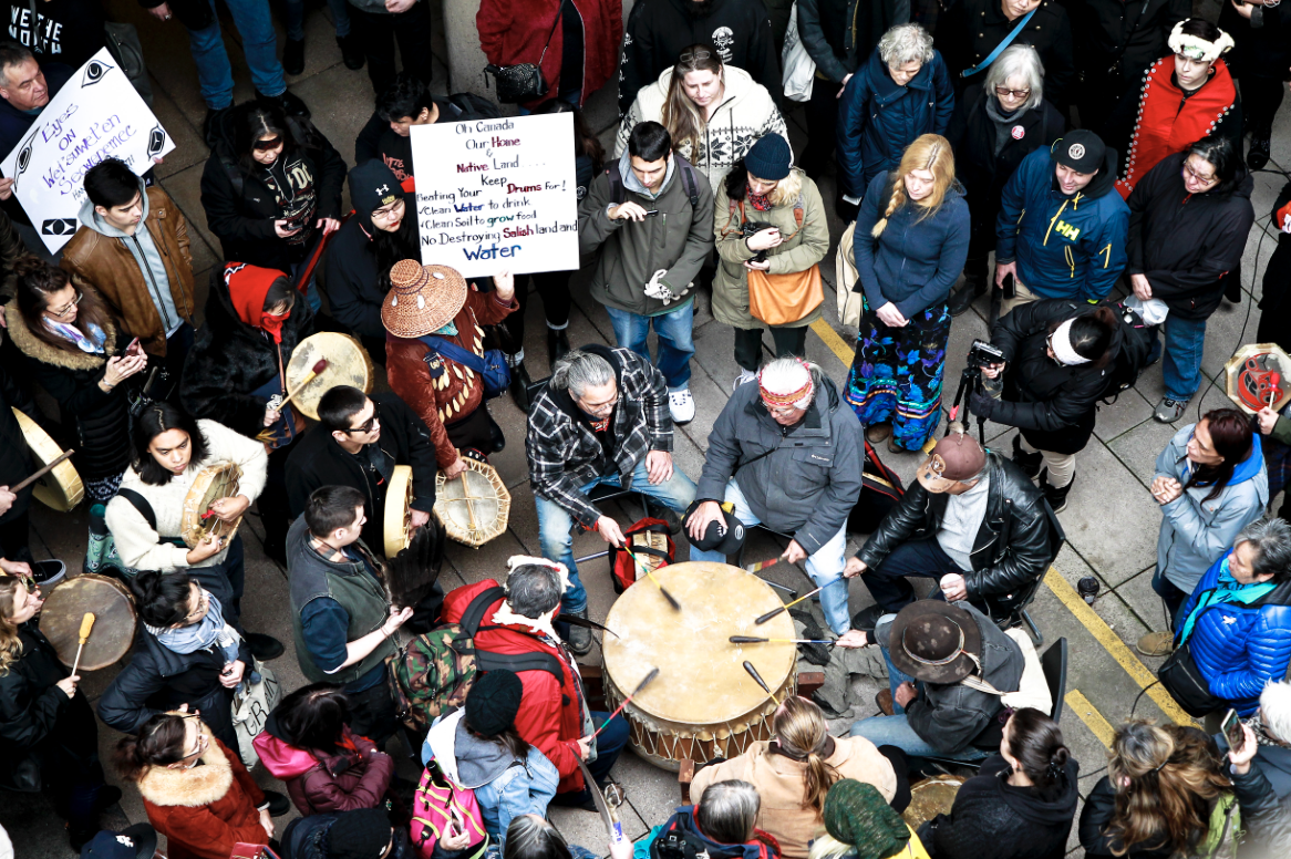 Campus vigil held in support of Wet’suwet’en anti-pipeline camp