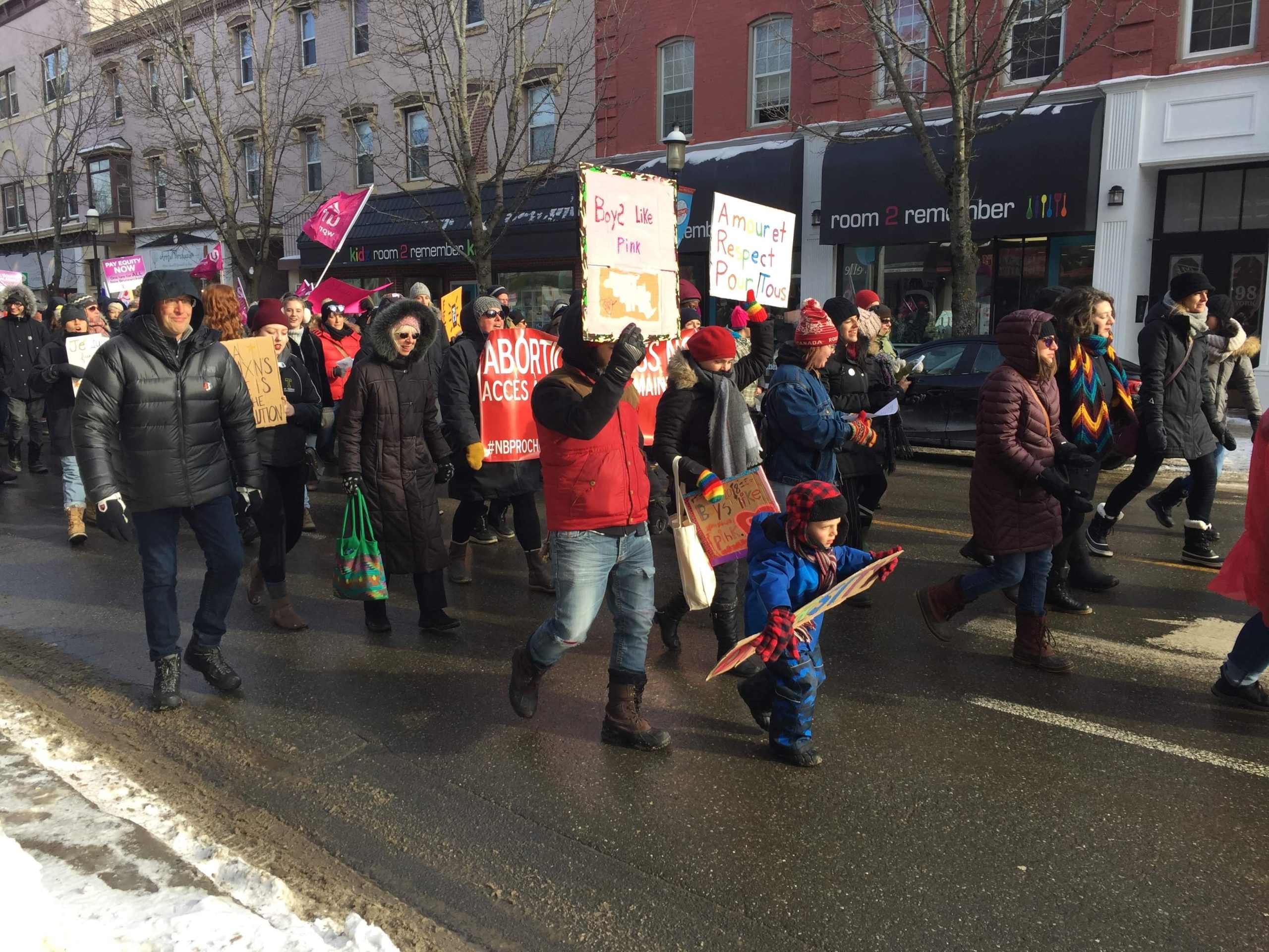 Hundreds march in support of women’s rights at third annual march