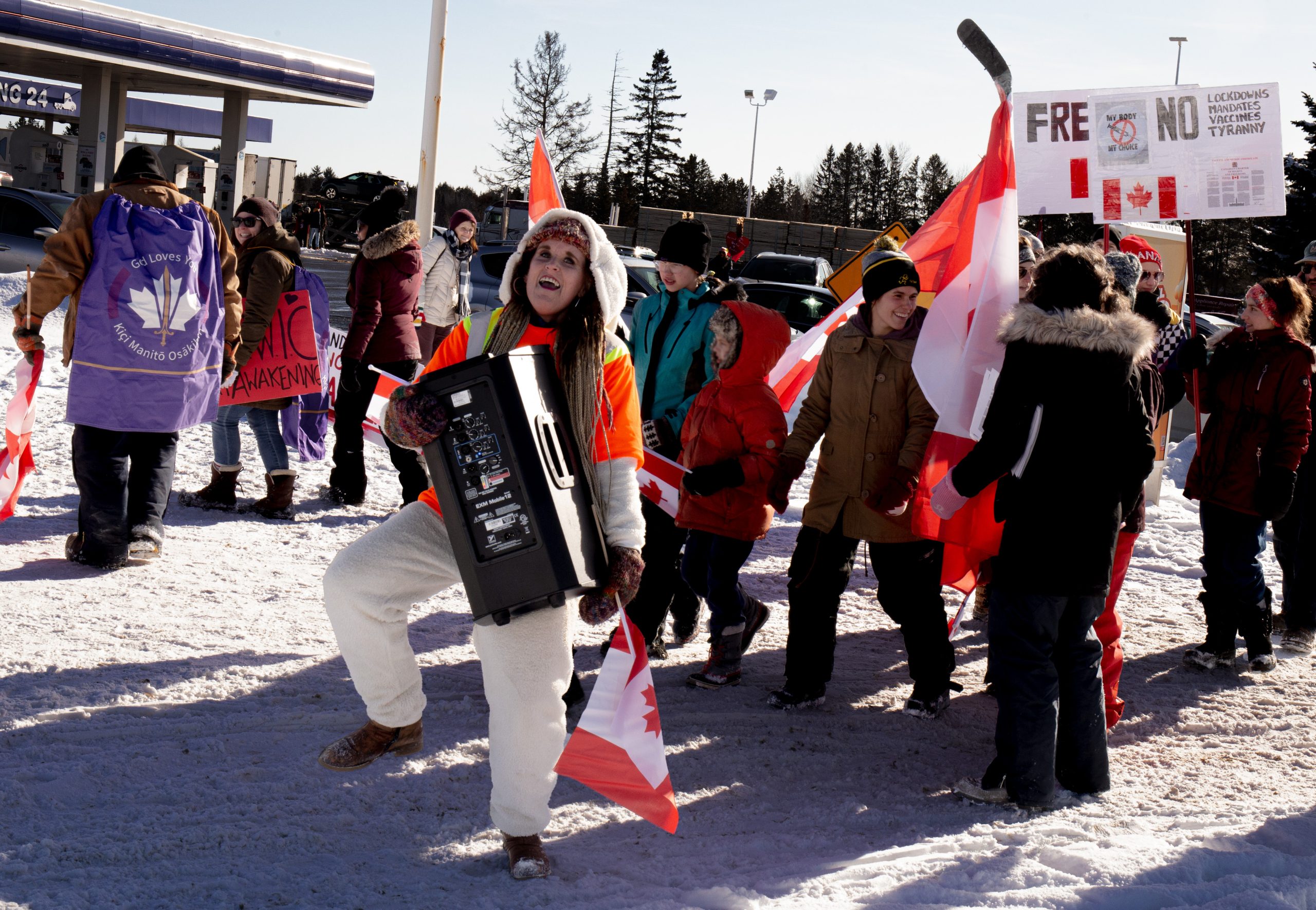 “Freedom” Convoy Rolls into Fredericton