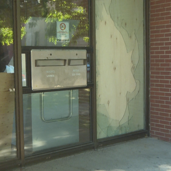 Break-in at the Fredericton Library