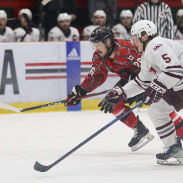 the semifinal round of the 2025 Bell AUS Men’s Hockey Championship