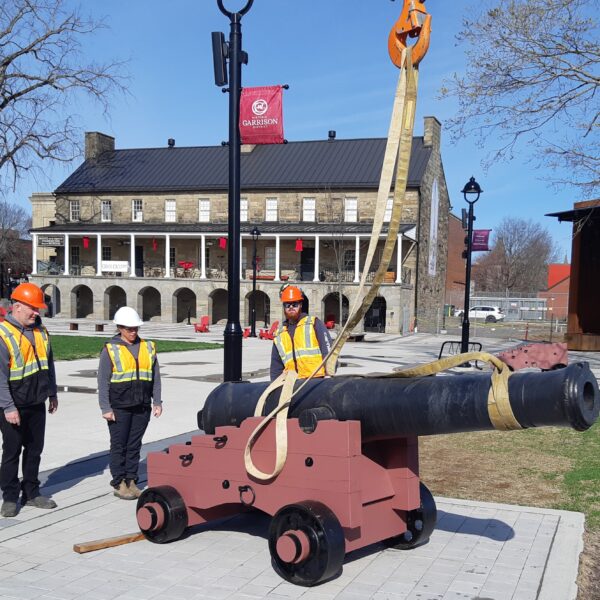 Fredericton’s Restored Cannons Returned to Officers’ Square